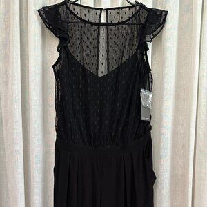 Julia Jordan Black Maxi Jumpsuit